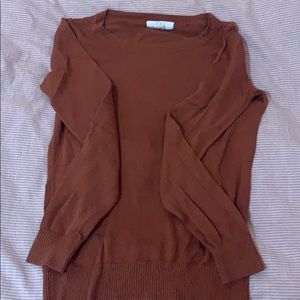 Burnt orange sweater